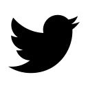 Twitter Social Media Logo (Outlined) Free Open-Source SVG Icon