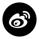 Weibo Social Media Circle Logo (Filled) Free Open-Source SVG Icon