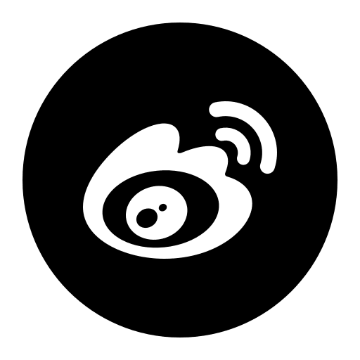 Weibo Social Media Circle Logo (Filled) Free Open-Source SVG Icon (Ant Design Icons)