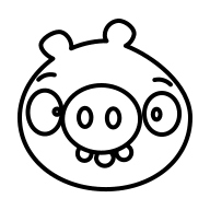 Bad Piggies Character Free Open-Source SVG Icon