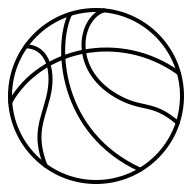 Basketball (Arcticons) Free Open-Source SVG Icon