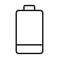 Battery Level Indicator Free Open-Source SVG Icon