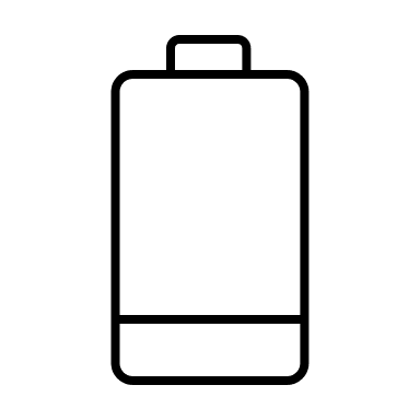 Battery Level Indicator Free Open-Source SVG Icon (Arcticons)