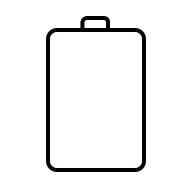 Battery Level Indicator Free Open-Source SVG Icon