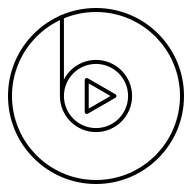 Beats Music Service Free Open-Source SVG Icon