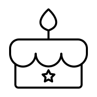 Birthday Calendar Event Free Open-Source SVG Icon