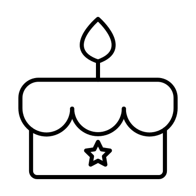 Birthday Calendar Event Free Open-Source SVG Icon (Arcticons)