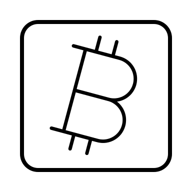 Bitcoin Cryptocurrency Symbol Free Open-Source SVG Icon (Arcticons)