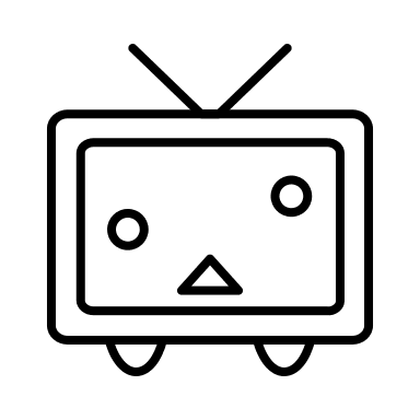 Niconico Video Platform Free Open-Source SVG Icon (Arcticons)