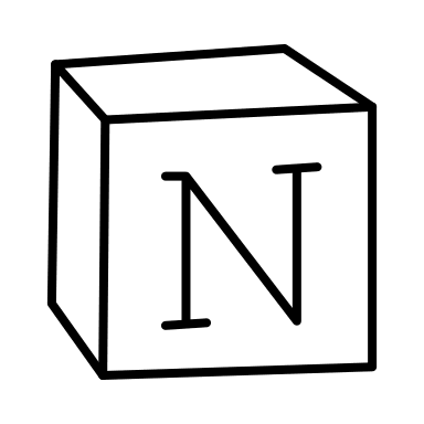 Notion Productivity Tool Free Open-Source SVG Icon (Arcticons)