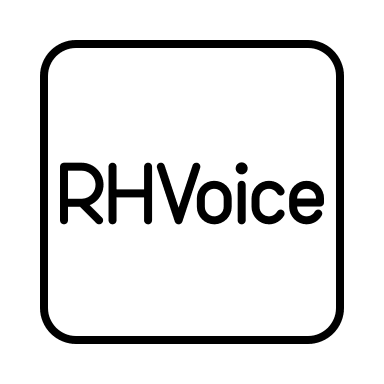 RHVoice Text-to-Speech System Free Open-Source SVG Icon (Arcticons)