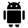 Android Operating System (Solid) Free Open-Source SVG Icon