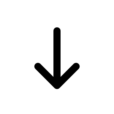 Downward Arrow (Outline) Free Open-Source SVG Icon (Basil)