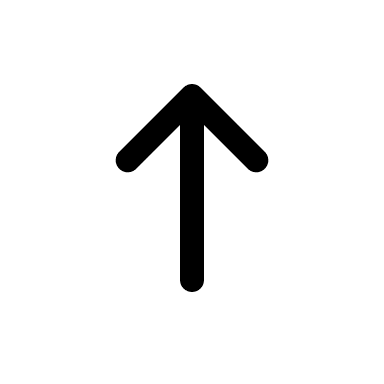 Upward Arrow (Outline) Free Open-Source SVG Icon (Basil)