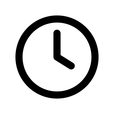 Clock (Outline) Free Open-Source SVG Icon (Basil)