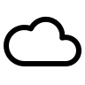 Cloud (Outline) Free Open-Source SVG Icon