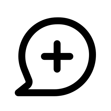 Comment Plus (Outline) Free Open-Source SVG Icon (Basil)