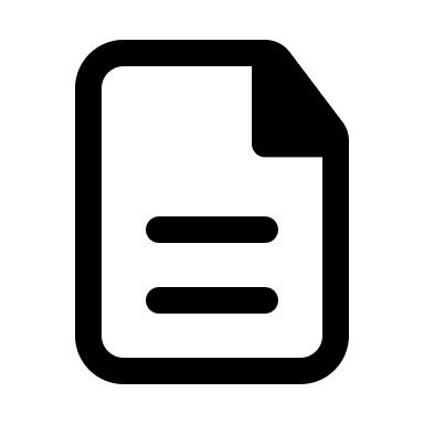 Document (Outline) Free Open-Source SVG Icon (Basil)