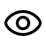 Eye Symbol (Outline) Free Open-Source SVG Icon