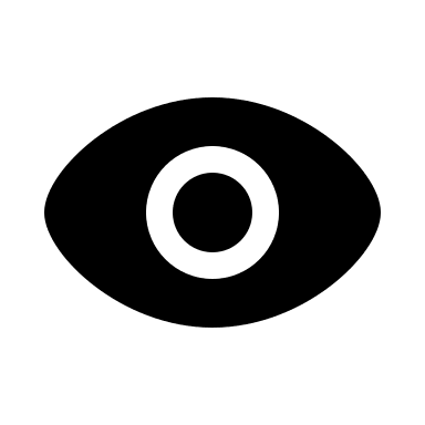 Solid Eye Symbol (Basil) Free Open-Source SVG Icon (Basil)