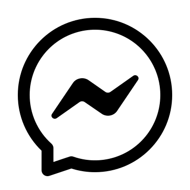 Facebook Messenger Chat App (Outline) Free Open-Source SVG Icon (Basil)