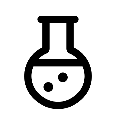 Alternative Flask Container (Outline) Free Open-Source SVG Icon (Basil)