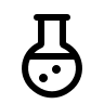 Alternative Flask Container (Outline) Free Open-Source SVG Icon