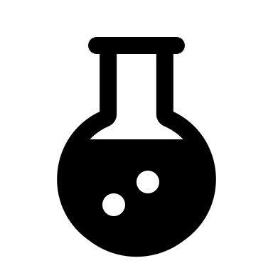 Alternative Solid Flask Free Open-Source SVG Icon (Basil)