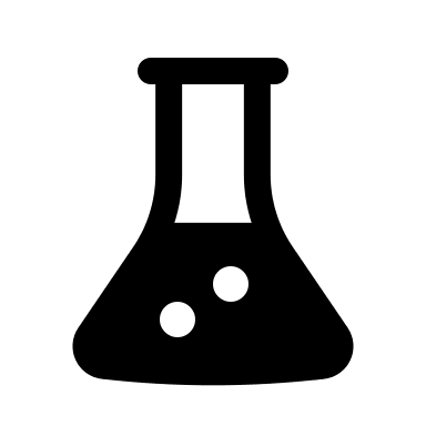 Laboratory Flask (Solid) Free Open-Source SVG Icon (Basil)