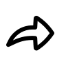 Forward Arrow (Outline) Free Open-Source SVG Icon