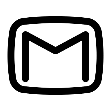 Gmail Email Service (Outline) Free Open-Source SVG Icon (Basil)