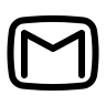 Gmail Email Service (Outline) Free Open-Source SVG Icon