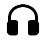 Solid Headphone Design (Basil) Free Open-Source SVG Icon