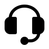 Solid Headset Free Open-Source SVG Icon