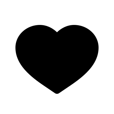 Solid Heart Shape (Basil) Free Open-Source SVG Icon (Basil)