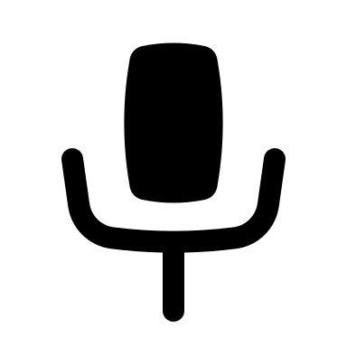 Solid Microphone (Basil) Free Open-Source SVG Icon (Basil)