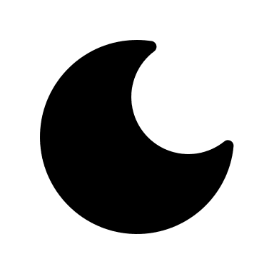 Solid Moon (Basil) Free Open-Source SVG Icon (Basil)