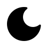 Solid Moon (Basil) Free Open-Source SVG Icon