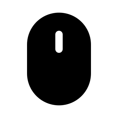 Alternate Solid Mouse Device Free Open-Source SVG Icon (Basil)