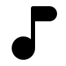 Music Note (Solid) Free Open-Source SVG Icon