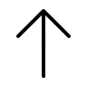 Upward Arrow (Outline) Free Open-Source SVG Icon