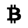 Bitcoin Cryptocurrency (Filled) Free Open-Source SVG Icon