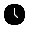 Filled Clock Widget Free Open-Source SVG Icon