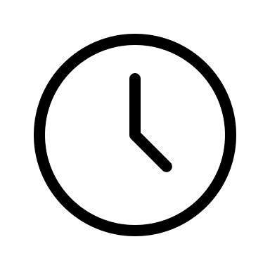 Clock (Outline) Free Open-Source SVG Icon (Bitcoin Icons)