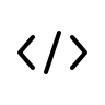 Code Snippet (Outline) Free Open-Source SVG Icon