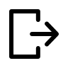 Exit Door (Filled) Free Open-Source SVG Icon