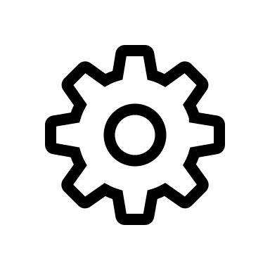 Gear Settings (Outline) Free Open-Source SVG Icon (Bitcoin Icons)