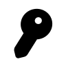 Security Key (Filled) Free Open-Source SVG Icon