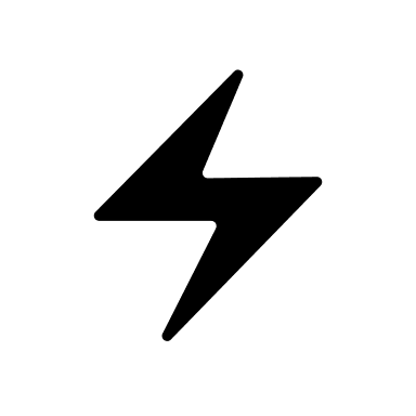 Lightning Symbol (Filled) Free Open-Source SVG Icon (Bitcoin Icons)