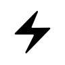 Lightning Symbol (Filled) Free Open-Source SVG Icon